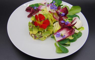 Tartare d’avocat et algues